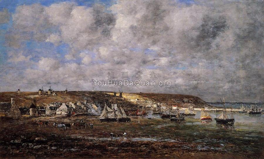 Camaret, Low Tide - 尤金·布丹